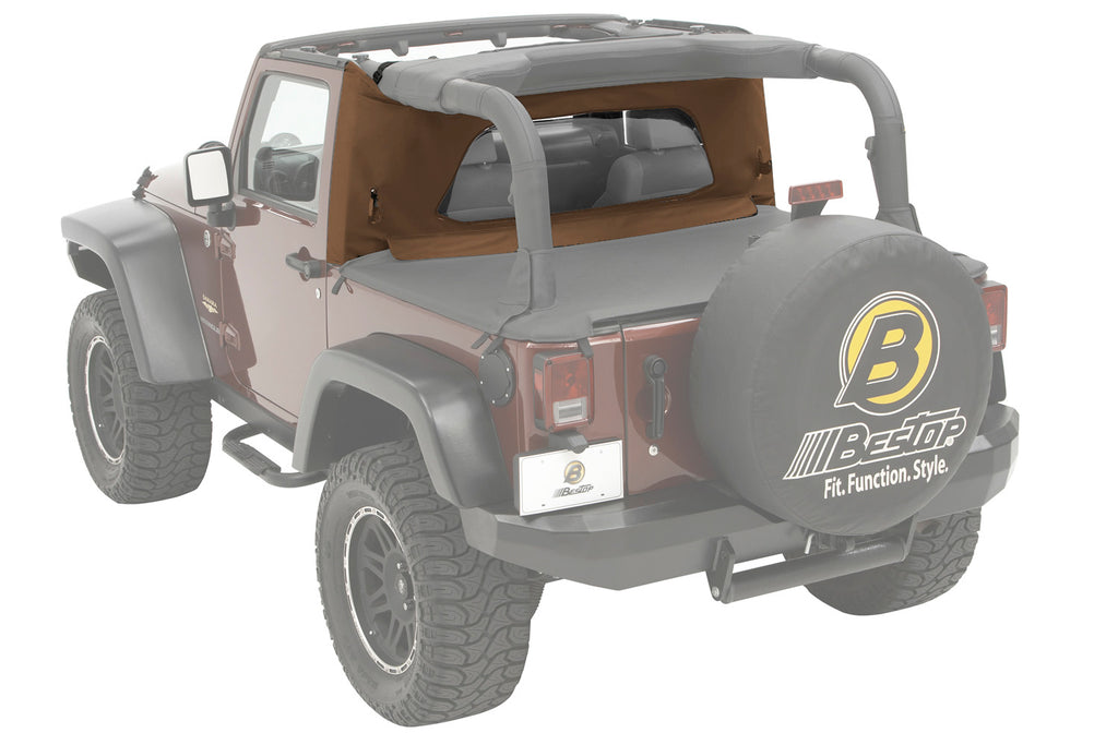 Wrap-Around Windjammers For Jeep 1997-2002 Wrangler TJ Spice Bestop