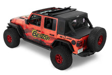 Load image into Gallery viewer, Jeep Wrangler Halftop Soft Top Conversion Kit For Jeep 2018-2023 Wrangler JL 4 Door Black Premium Twill Bestop