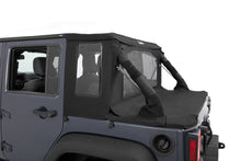 Load image into Gallery viewer, Jeep Wrangler Halftop Soft Top Conversion Kit For Jeep 2007-2018 Wrangler JK 4 Door Black Premium Twill Bestop