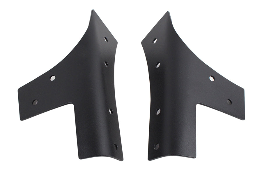 Jeep JK Windshield Supports Pair 07-18 Wrangler JK Textured Black Kentrol