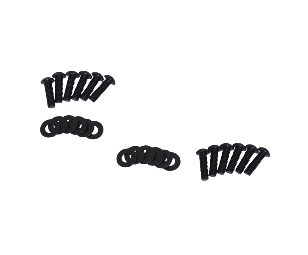 Jeep JK Windshield Supports Pair 07-18 Wrangler JK Textured Black Kentrol