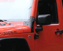 Load image into Gallery viewer, Jeep JK Windshield Supports Pair 07-18 Wrangler JK Textured Black Kentrol