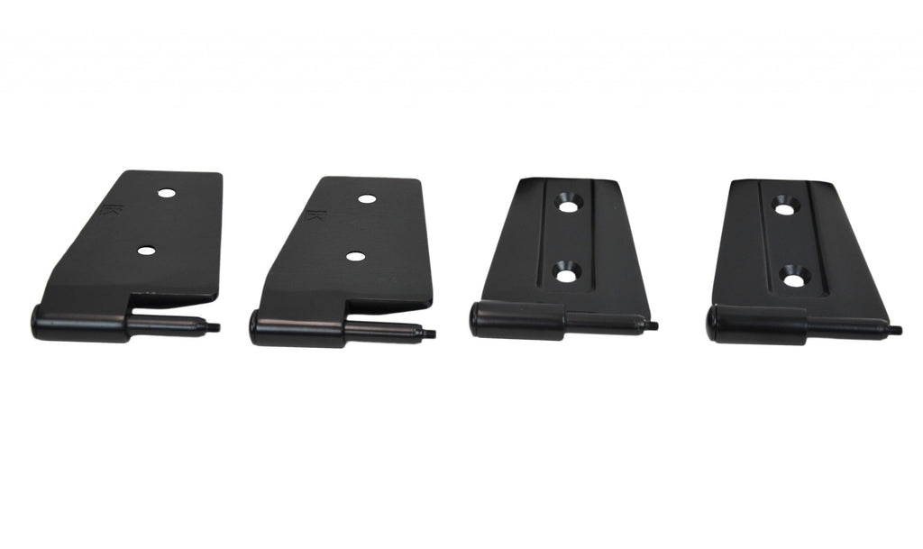 Jeep JK Door Hinge Set 4 Pieces 2 Door 07-18 Wrangler JK Textured Black Kentrol