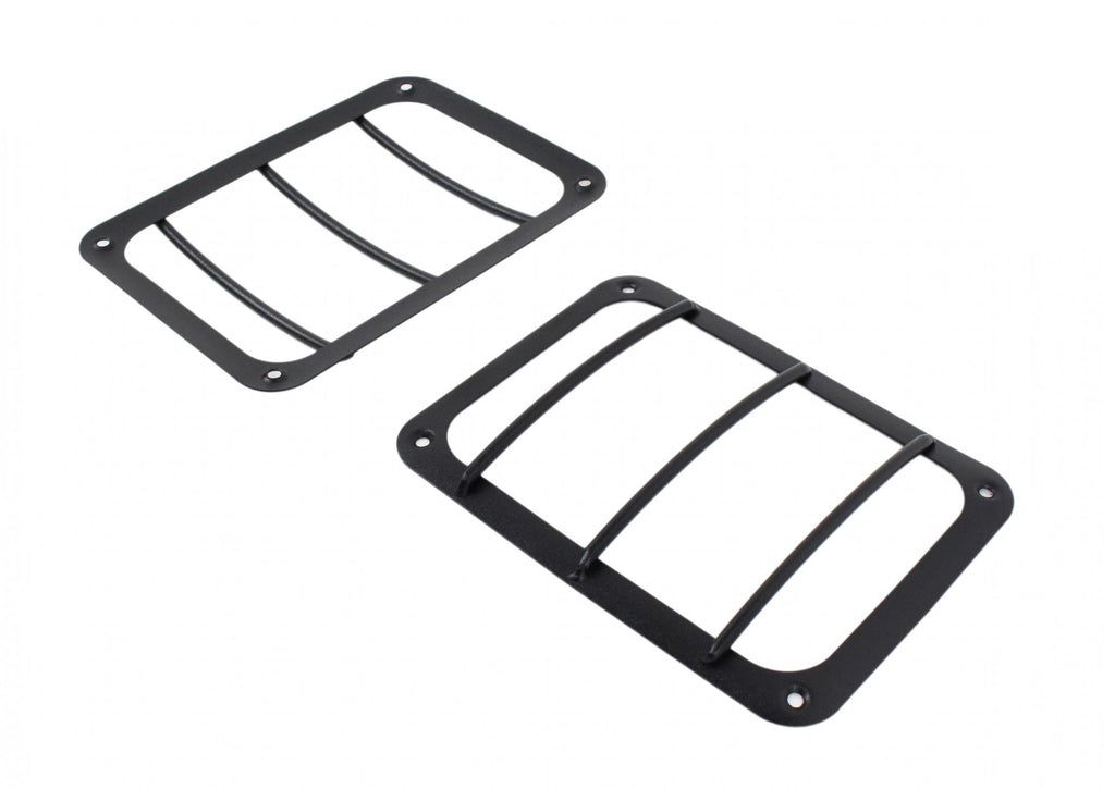 Jeep JK Taillight Guard Pair 07-18 Wrangler JK Textured Black Kentrol