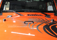 Load image into Gallery viewer, Jeep JK Hood Kit Without Hood Catch 07-18 Wrangler JK Textured Black Kentrol