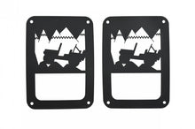 Load image into Gallery viewer, Jeep JK Heritage Taillight Guard 07-18 Wrangler JK Textured Black Kentrol