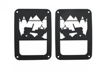 Load image into Gallery viewer, Jeep JK Heritage Taillight Guard 07-18 Wrangler JK Textured Black Kentrol