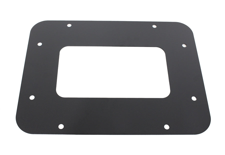 Jeep JK BackSide License Plate Mount with LED's 07-18 Wrangler JK Textured Black Kentrol