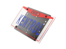 Load image into Gallery viewer, Jeep JK Shackle Mounted License Plate Bracket 07-18 Wrangler JK Textured Black Kentrol