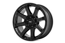 Load image into Gallery viewer, Rough Country 81 Series Wheel | One-Piece | Semi Gloss Black | 20x10 | 6x5.5 | -25mm