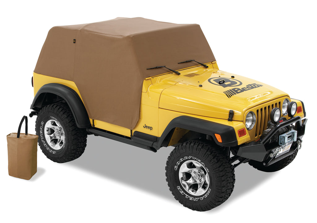 All Weather Jeep Trail Cover For Jeep 1992-1995 Wrangler YJ Spice Bestop