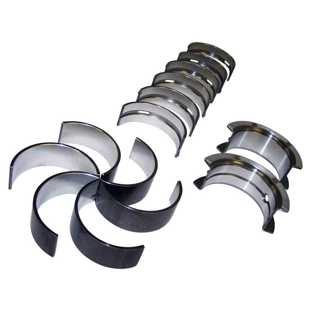 .010 Inch Crankshaft Main Bearing Set 72-86 CJ, 87-90 YJ, XJ, MJ, 71-86 SJ, J-Series Crown Automotive