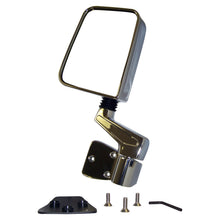 Load image into Gallery viewer, Left Manual Folding Mirror for 87-06 Jeep YJ, TJ Wrangler, 87/02 Style, Chrome Crown Automotive