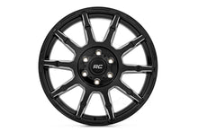 Load image into Gallery viewer, Rough Country 83 Series Wheel | One-Piece | Gloss Black | 17x9 | 5x5 | +0mm