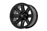 Rough Country 84 Series Wheel | Gloss Black | 17x8.5 | 6x5.5 | +25mm - Rough Country - 84172512
