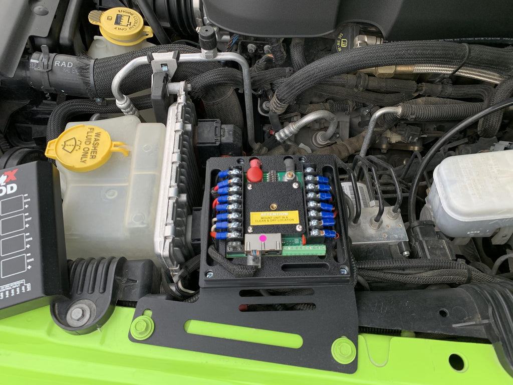 BantamX w/ Green LED Switch panel for JK 2009-2018