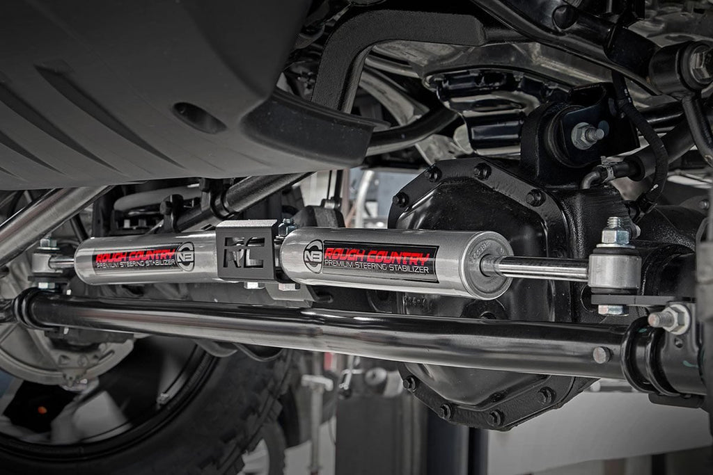 Jeep N3 Dual Steering Stabilizer 18-Up Wrangler JL Gladiator JT Rough Country