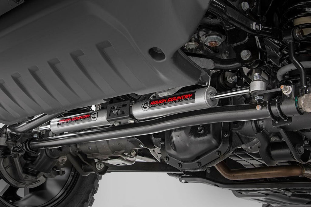 Jeep N3 Dual Steering Stabilizer 18-Up Wrangler JL Gladiator JT Rough Country
