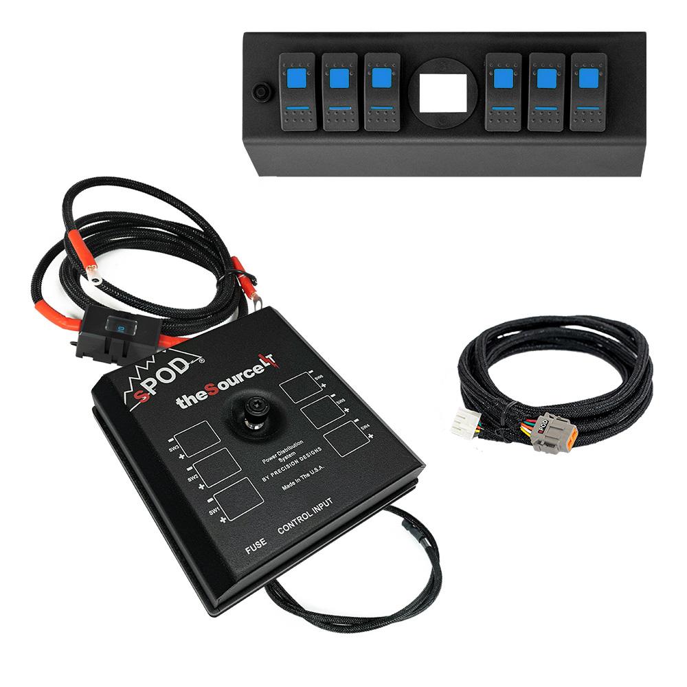 SourceLT w/ Genesis Adapter and Blue LED Switch Panel for JK 2009-2018