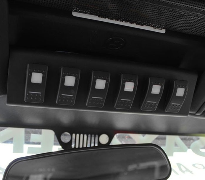 SourceLT w/ Green LED Switch panel for JK 2007-2008