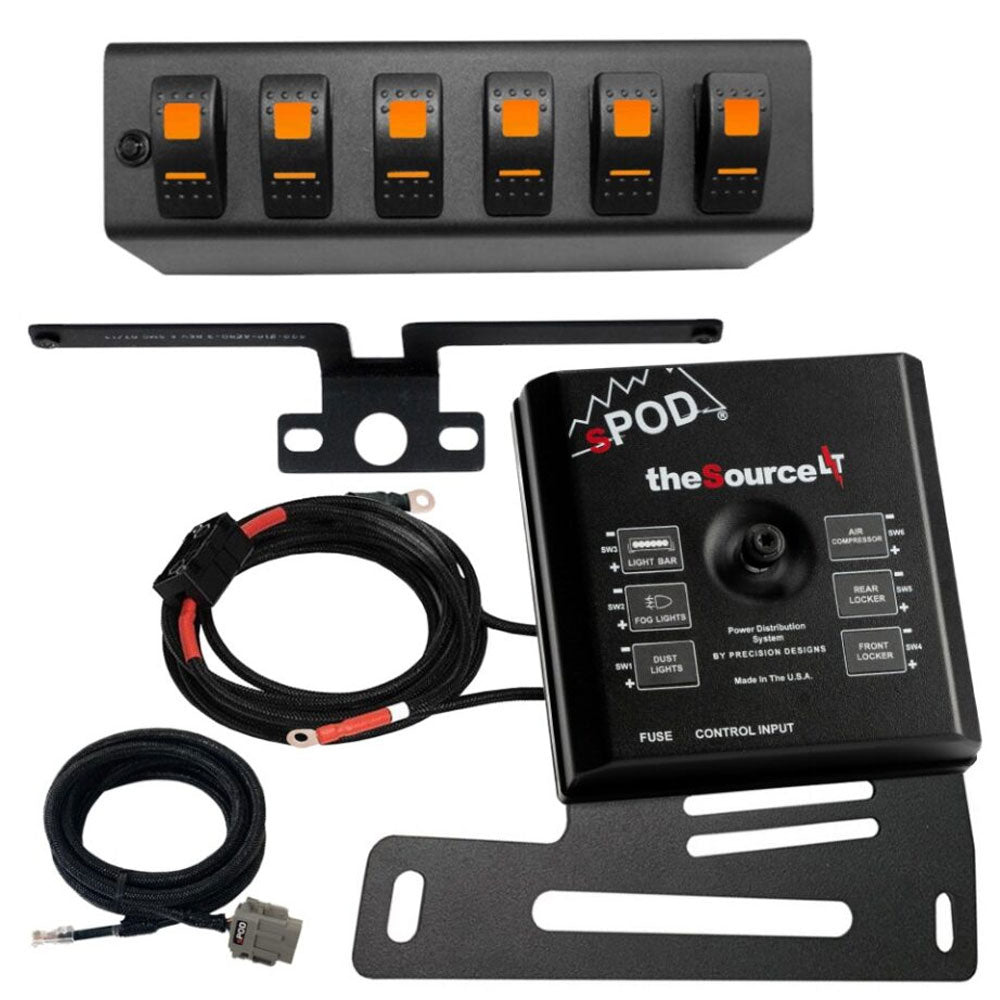SourceLT w/ Green LED Switch panel for JK 2007-2008