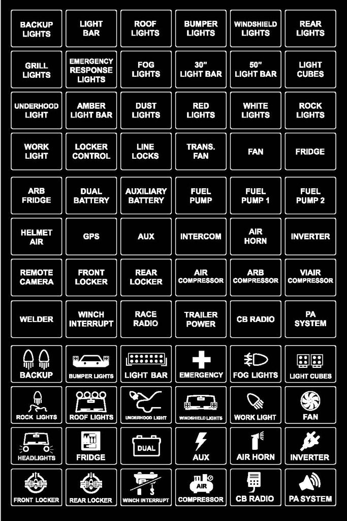 Add On HD Switch Panel For 8 Circuit Systems