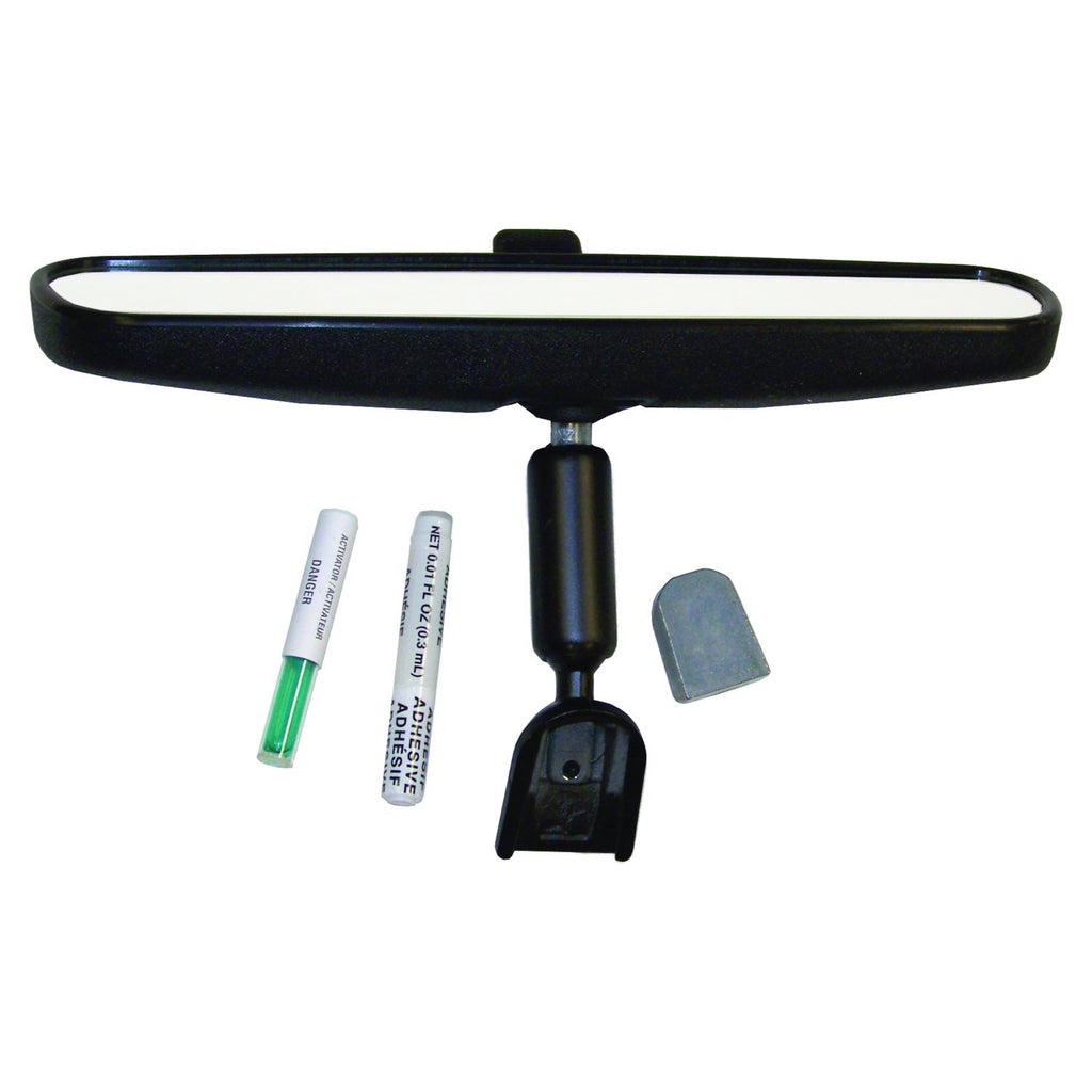 9.75 Inch Rearview Mirror Kit for Misc. 1955-2006 Jeep TJ, YJ, CJ, XJ, SJ Models Crown Automotive