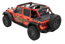 Load image into Gallery viewer, Cargo Deck Covers For Jeep 2018-2023 Wrangler JL 4 Door Factory Soft top Removed No Belt Rail Channels Black Diamond Bestop