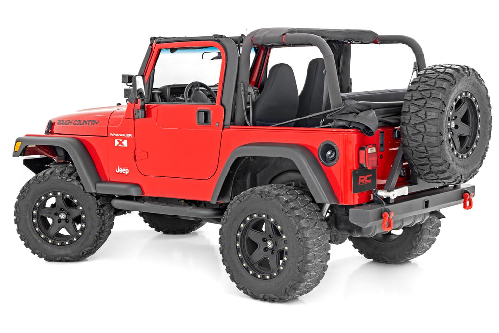 Nerf Bar 3.0 Inch 97-06 Jeep Wrangler TJ/87-95 Wrangler YJ Rough Country