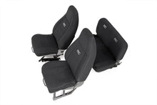 Load image into Gallery viewer, Jeep Neoprene Seat Cover Set Black 87-90 Wrangler YJ Rough Country