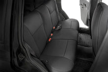 Load image into Gallery viewer, Jeep Neoprene Seat Cover Set Black 97-01 XJ w/Detachable Headrest Rough Country