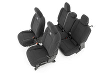 Load image into Gallery viewer, Jeep Neoprene Seat Cover Set Black 20-Up Gladiator JT Rough Country