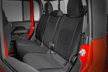 Load image into Gallery viewer, Jeep Neoprene Seat Cover Set Black 20-Up Gladiator JT Rough Country