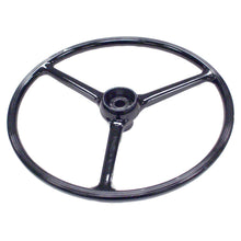 Load image into Gallery viewer, Black 17 Inch Diameter Steering Wheel for Select Jeep CJ-3B, CJ-5, CJ-6, FC-150 Crown Automotive