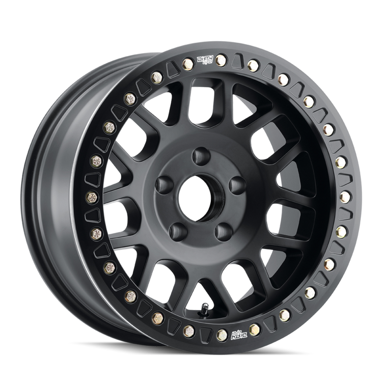 Dirty Life 9312-7973 Mesa Race Beadlock Matte Black 17x9 5x127-Clearance