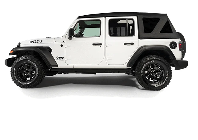 Wrangler JL eTop Jeep For 18-25 Wrangler JL 4-Door Squareback Black eTop 