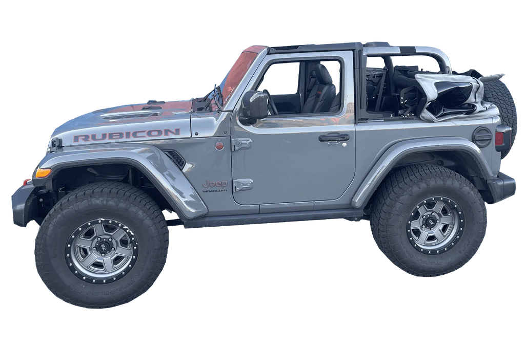 Wrangler JL eTop Jeep For 18-25 Wrangler JL 2-Door Squareback Black eTop 