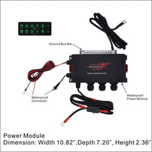 Load image into Gallery viewer, Voswitch UV120 Universal 12 Gang Programmable Switch Panel for Truck / UTV / Side by Side / Boat