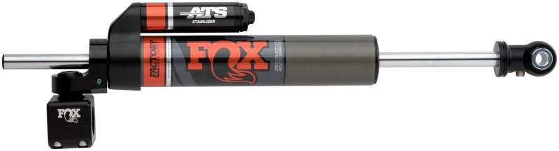 Fox 2007+ Jeep JK 2.0 Factory Series ATS Steering Stabilizer 22.15in Ext L - Orange Heritage Logo