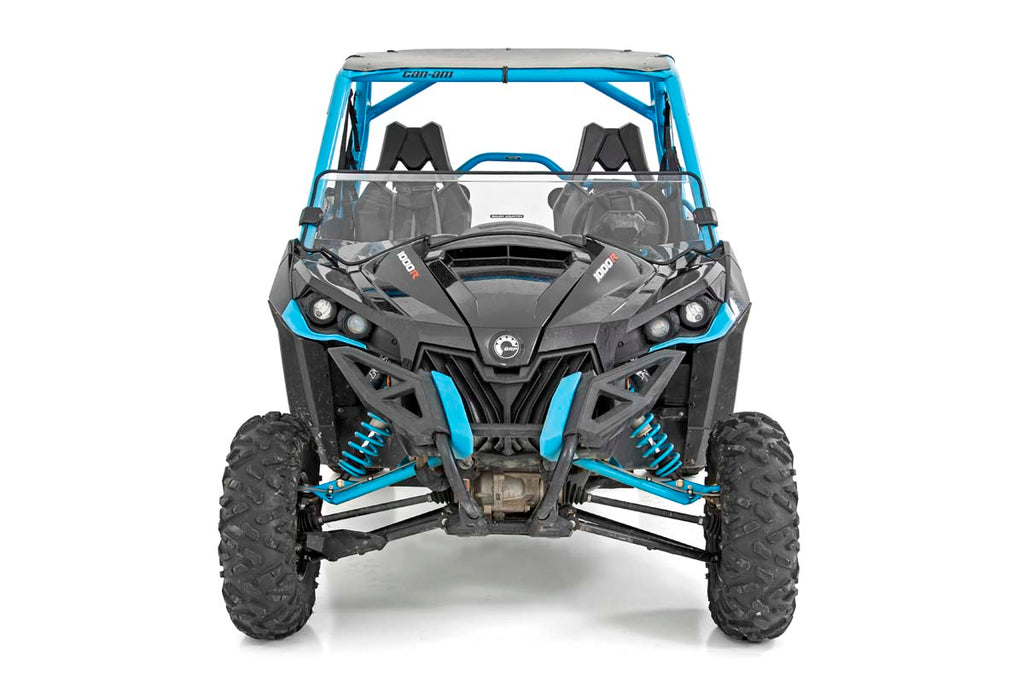 Half Windshield Scratch Resistant 14-18 Can-Am Maverick Max/15-17 Maverick Turbo Rough Country