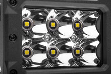 Load image into Gallery viewer, Go Rhino Xplor Bright Series Rectangle LED Spot Light Kit (Surface/Thread Stud Mnt) 4x3 - Blk (Pair)