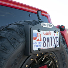 Load image into Gallery viewer, EZ License Plate Mount Black Aluminum Rock Slide Engineering