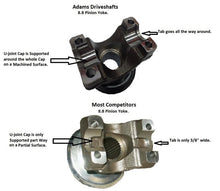 Load image into Gallery viewer, Adams Forged 1350 Series Rear Ford 8.8 High Angle Pinion Yoke 28 to 30 Degrees Adams Driveshaft