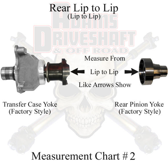 JK Rear 1310 Solid CV Driveshaft 2 Door Adams Driveshaft