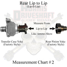 Load image into Gallery viewer, JK Rear 1350 CV Greaseable Driveshaft 2 Door Adams Driveshaft