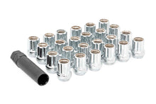 Load image into Gallery viewer, M12X1.25 Wheel Installation Kit w/Lug Nuts and Socket Key Chrome Open End Rough Country