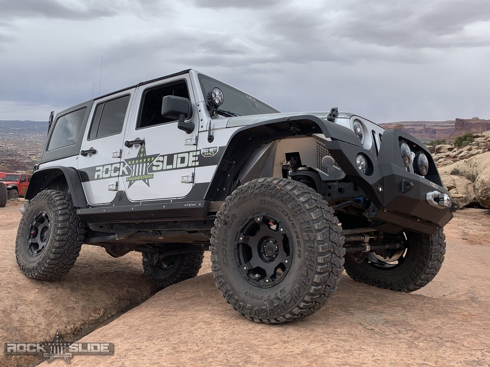 JK 4 Door Step Slider Rocker Guards Rock Slide Engineering