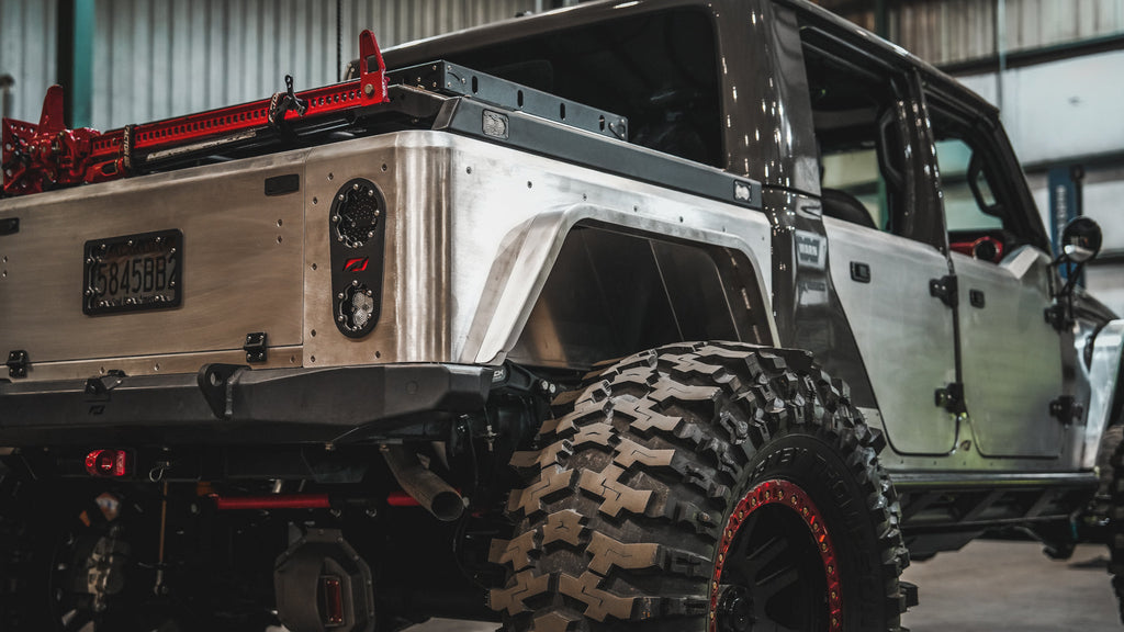 Aluminum Bobbed Replacement Bed for Jeep Gladiator