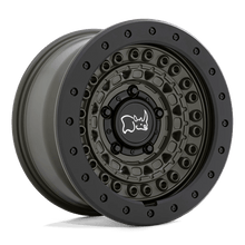 Load image into Gallery viewer, BRBCD 17X8.5 5X5.0 OD-GRN BLK-RKGRD -34MM