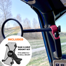 Load image into Gallery viewer, Gladiator JT A-Pillar Side Mirrors with Base Mount Driver AND Passenger